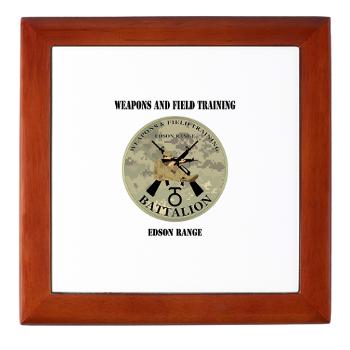 WFTB - M01 - 03 - Weapons & Field Training Battalion with Text - Keepsake Box - Click Image to Close